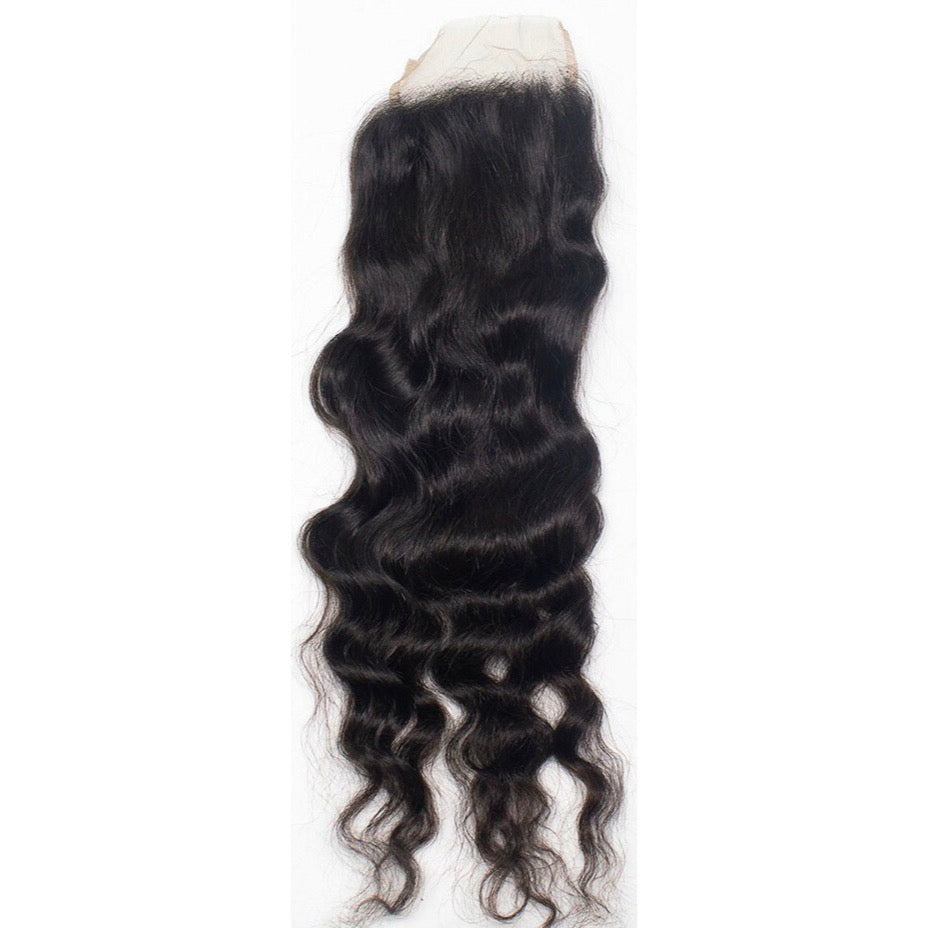 Raw Cambodian Wavy Closure