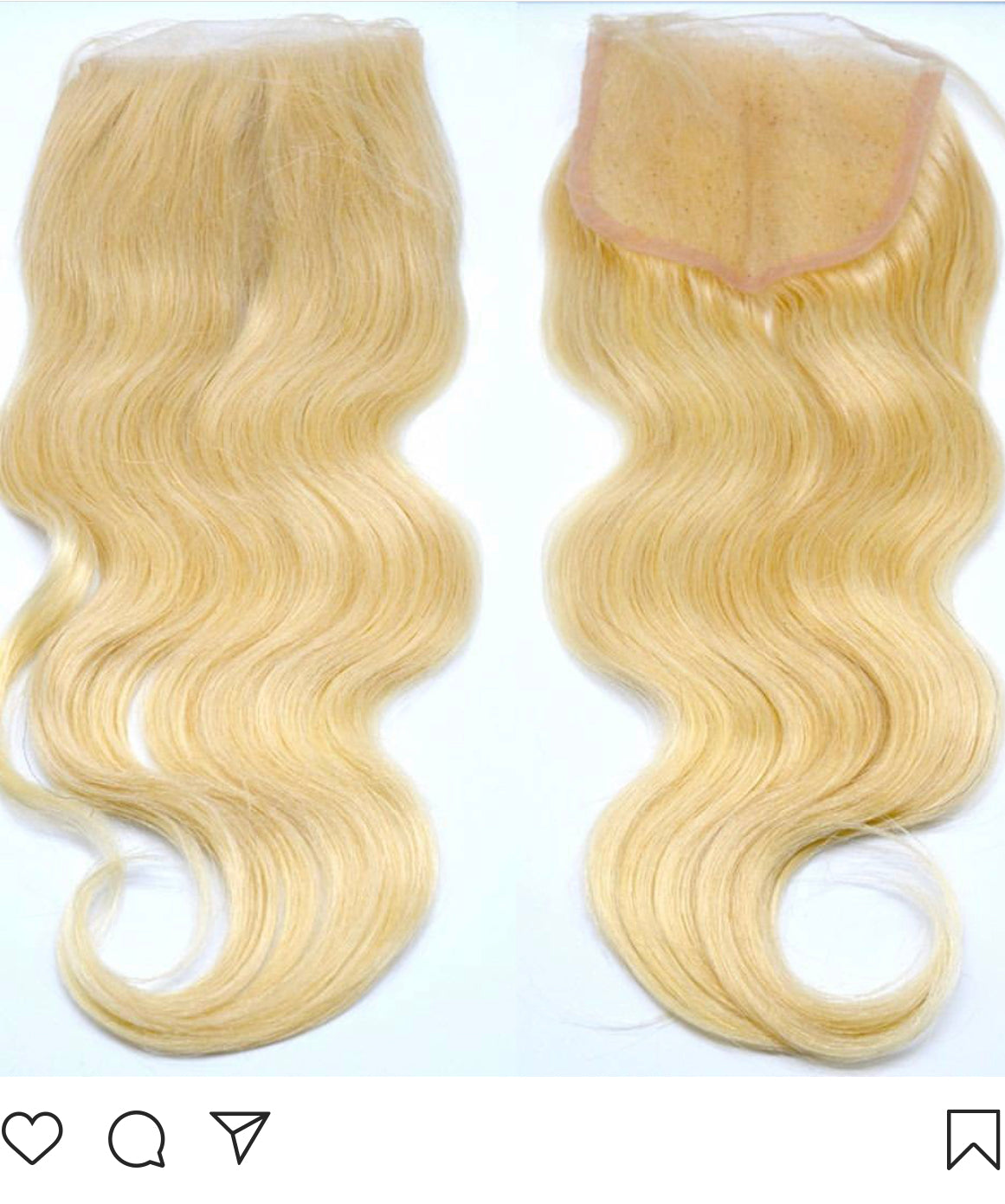 613 Blonde Closures